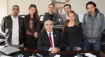 Çorlu Medya Mensupları Derneği'nden Baysan'a Tebrik Ziyareti