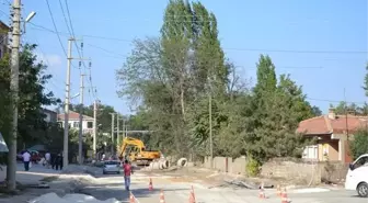 Lüleburgaz'da Yol Yapım Çalışmaları