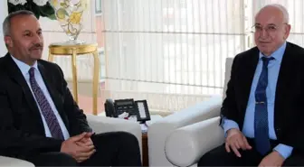 Erzurum Büyükşehir, Vakıfbank Yetkililerini Ağırladı