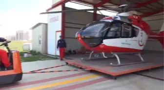 Helikopter Ambulans Can Kurtarmaya Hazır