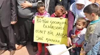 İslahiye 'De Stk'lar Mısır'daki İdamları Protosto Etti