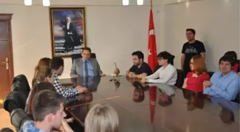 Yabancı Öğrenciler Silopi Kaymakamı Demirci'yi Ziyaret Etti