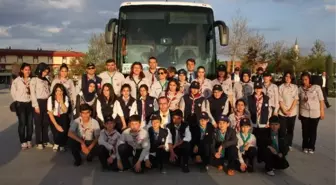 Karatay İzcileri Çanakkale'ye Uğurlandı