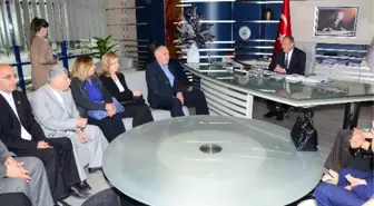 Başkan Mehmet Keleş CHP Heyetini Kabul Etti