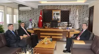 Başsavcı ve Ağır Ceza Mahkemesi Başkanı'ndan Belediye Başkanı Akdoğan'a Ziyaret