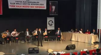 Fatsa'da Ses Yarışması Düzenlendi