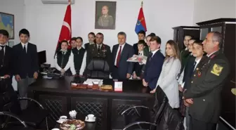 Kocatepe Ortaokulu Öğrencilerinden Jandarmaya Ziyaret