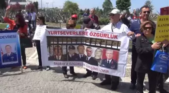 Emekli Albay Sarızeybek, Sessiz Çığlık Eylemine Katıldı