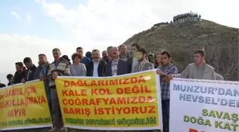 Tunceli'de Kalekol Protestosunda 2 Kişi Yaralandı