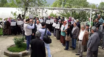 Karabük'te Enerji Hattı Protestosu