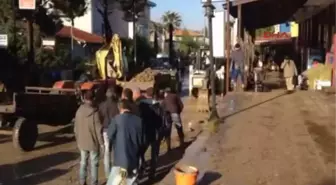 Gökçeada'yı Sel Vurdu