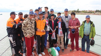 Konyalı Yıldız Basketçiler Beyşehir Gölü'nü Gezdi