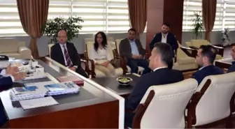İnşaat Mühendisleri Odası'ndan Başkan Gümrükçüoğlu'na Ziyaret