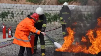 İtfaiyeden Yangın Söndürme ve Kurtarma Tatbikatı