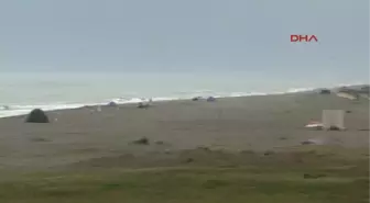 Karadeniz'de Av Yasağına Rağmen Kalkan Balığı Yakalama Yarışması