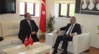 Rektör Birincioğlu'ndan Kaymakam Aksoy'a Ziyaret