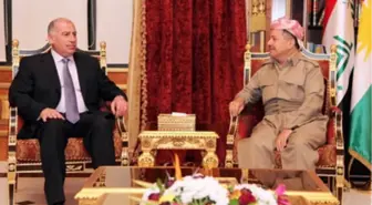 Mesut Barzani ve Usame Nuceyfi Bir Araya Geldi