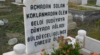 Kabasakal Mezarlığı'ndaki Mezar Taşlarında İlginç Yazılar