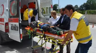 Bisikletten Düşen Çocuk Yaralandı