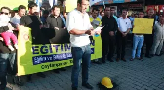 Ceylanpınar'da Soma İçin Basın Açıklaması Yapıldı