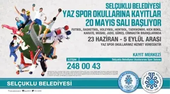 Selçuklu Belediyesi Spor Kulübünde 2014 Yaz Spor Okulu Hazırlıkları Sürüyor