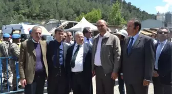 DSP Genel Başkanı Masum Türker Soma'da