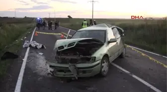 Keşan'da Trafik Kazası 1 Ölü, 1 Yaralı