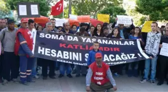 Keşan'da Soma Faciası Protesto Edildi