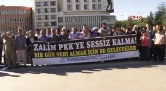 Diyarbakır'da, PKK'yı Protesto Gösterisi