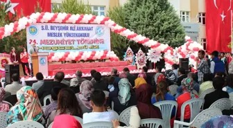 SÜ Beyşehir Meslek Yüksekokulunda Diploma Coşkusu