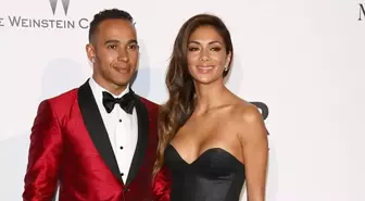 Lewis Hamilton Nicole Scherzinger ile Birlikte Yardım Gecesinde