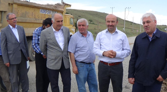 Tüfekçi, Seydişehir-Taraşçı Arasında Yol Çalışmalarını İnceledi