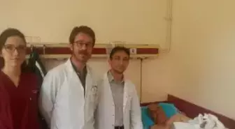 Odun Keserken Kopan Parmağı Hastanede Dikildi