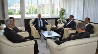 Başkan Özdemir'den Emniyet Müdürü Artunay'a Ziyaret