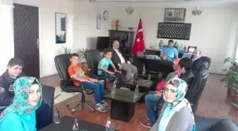 İhl Öğrencileri Kaymakam Savran'ı Ziyaret Etti