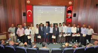 Osmaniye'de Eğitim Seminerine Katılan Muhtarlara Sertifika