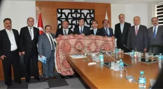 Rektör Ceylan Kalkınma Bakanını Ziyaret Etti