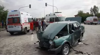 Çubuk'ta Trafik Kazası: 10 Yaralı