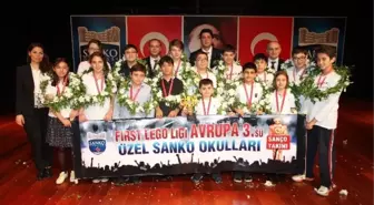 Özel Sanko Okulları First Lego Ligi'nde Avrupa Üçüncüsü