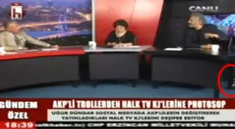 Halk TV'de Masanın Altındaki İçki Şişesi Mi?