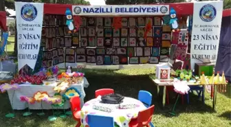 Nazilli'de Okul Öncesi Öğrencileri Eserlerini Sergiledi