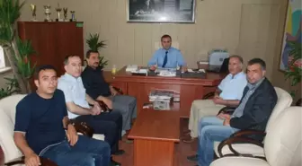 Gazeteciler, Milli Eğitim Müdürü'ne Hayırlı Olsun Ziyaretinde