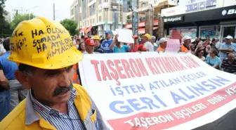 İşten Çıkarılan İşçilerden Eylem