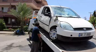 Marmaris'te Kask Hayat Kurtardı