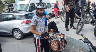 10 Bin Bisikletli, Boğaz Köprüsünden Geçti