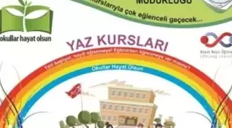 Ehem Yaz Kurslarıylada Öğrencilere Hizmet Verecek