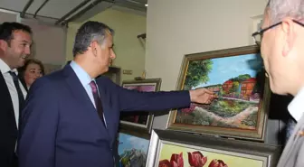 Gölbaşı Halk Eğitim Merkezi Yıl Sonu Sergisi Ziyarete Açıldı