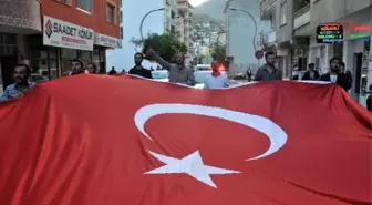Gümüşhane'de Bayrak Yürüyüşü