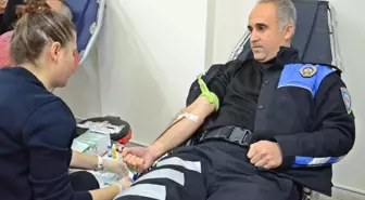 Gaziantep'te Polislerden Kan Bağışı Kampanyası