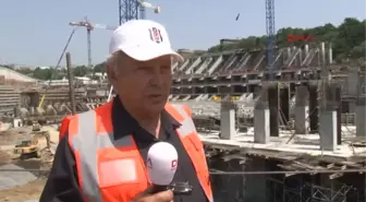 Beşiktaş Vodafone Arena Stadı'nda Çalışmalar Tüm Hızı ile Sürüyor